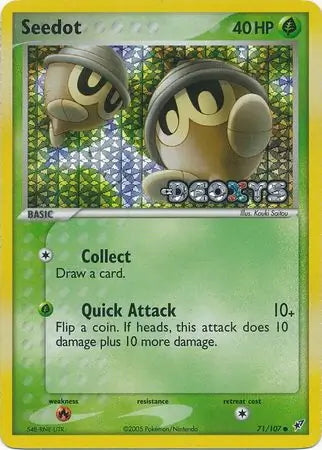 EX Deoxys Seedot #71/107 reverse holo